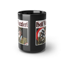Load image into Gallery viewer, Heil Vaxxler! Presidential Parody Black Mug, 15oz