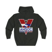 Load image into Gallery viewer, American Socialism AMSOC 1984 Parody Premium Unisex Hooded Zip Sweatshirt