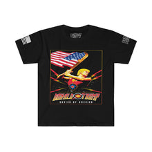 Load image into Gallery viewer, Donald Trump Flash Gordon 80' Mashup Unisex Softstyle T-Shirt