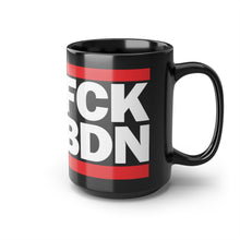 Load image into Gallery viewer, FCK BDN Black Mug, 15oz