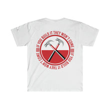 Load image into Gallery viewer, Trump’s The Wall Pink Floyd Parody Unisex Softstyle T-Shirt