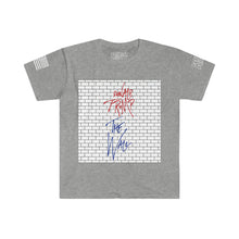 Load image into Gallery viewer, Trump’s The Wall Pink Floyd Parody Unisex Softstyle T-Shirt