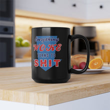 Load image into Gallery viewer, Everything Woke Black Mug, 15oz