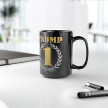 Load image into Gallery viewer, Trump1 Black Mug, 15oz