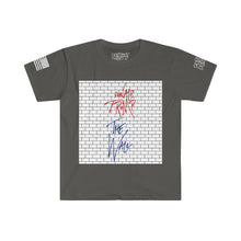 Load image into Gallery viewer, Trump’s The Wall Pink Floyd Parody Unisex Softstyle T-Shirt