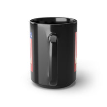 Load image into Gallery viewer, Mr. T-RUMP Parody Black Mug, 15oz
