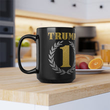 Load image into Gallery viewer, Trump1 Black Mug, 15oz