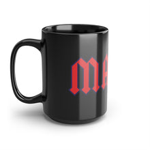 Load image into Gallery viewer, MAϟGA Trump Rock Parody T Black Mug, 15oz