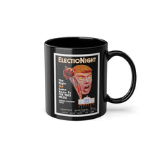 Load image into Gallery viewer, ElectioNight ’16 Halloween Trump Horror Parody Black Mug, 11 oz
