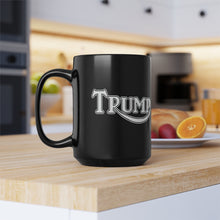 Load image into Gallery viewer, Trump Triumph Mashup Logo Black Mug, 15oz
