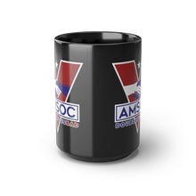 Load image into Gallery viewer, American Socialism AMSOC 1984 Parody Black Mug, 15oz
