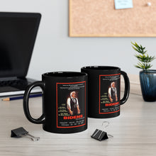 Load image into Gallery viewer, BIDENS  Scanners Horror Parody  Black Mug, 11oz
