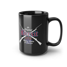 Load image into Gallery viewer, Original Brexit 1776  Black Mug, 15oz
