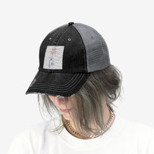 Load image into Gallery viewer, Trump’s The Wall Pink Floyd Parody Unisex Trucker Hat
