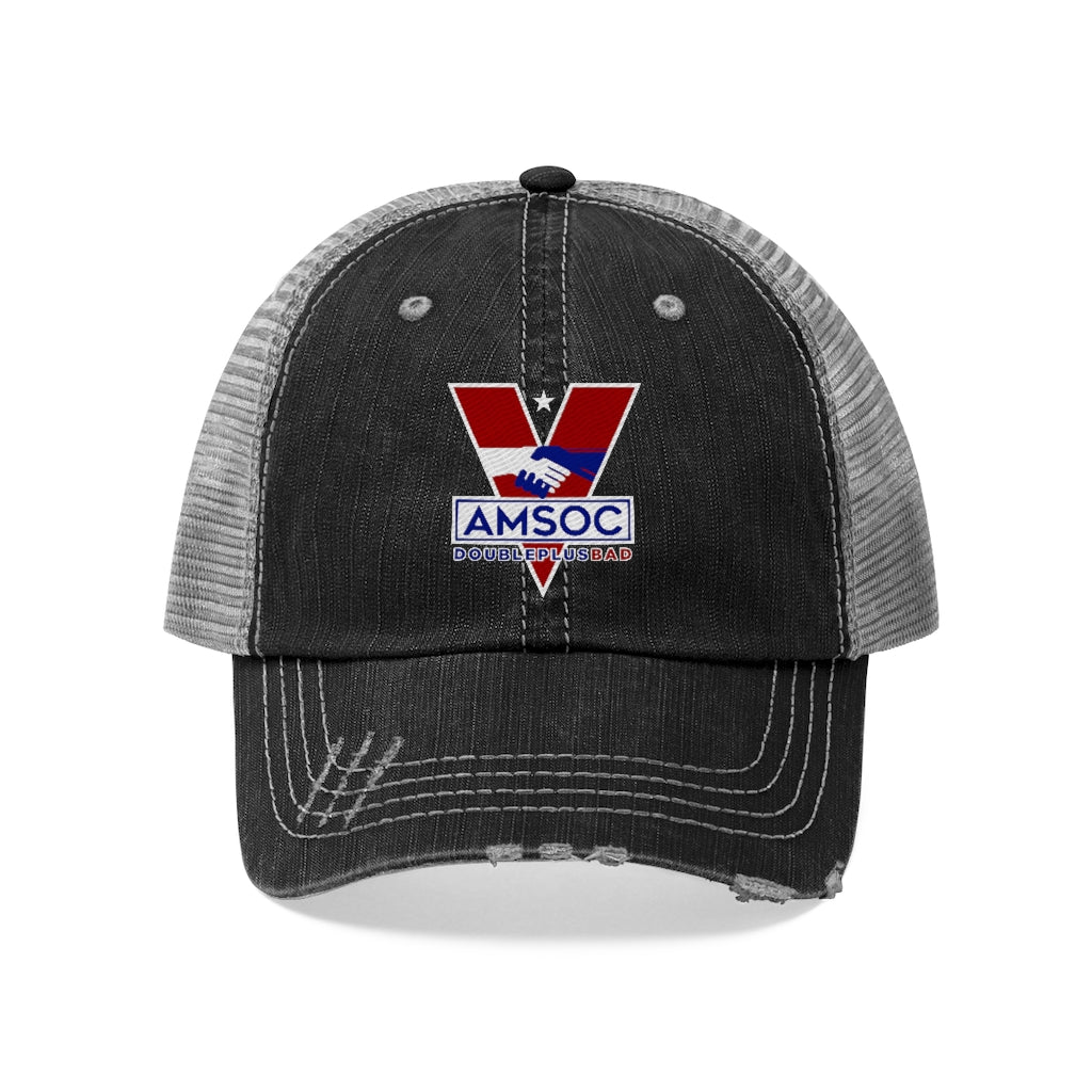 American Socialism AMSOC 1984 Parody Unisex Trucker Hat