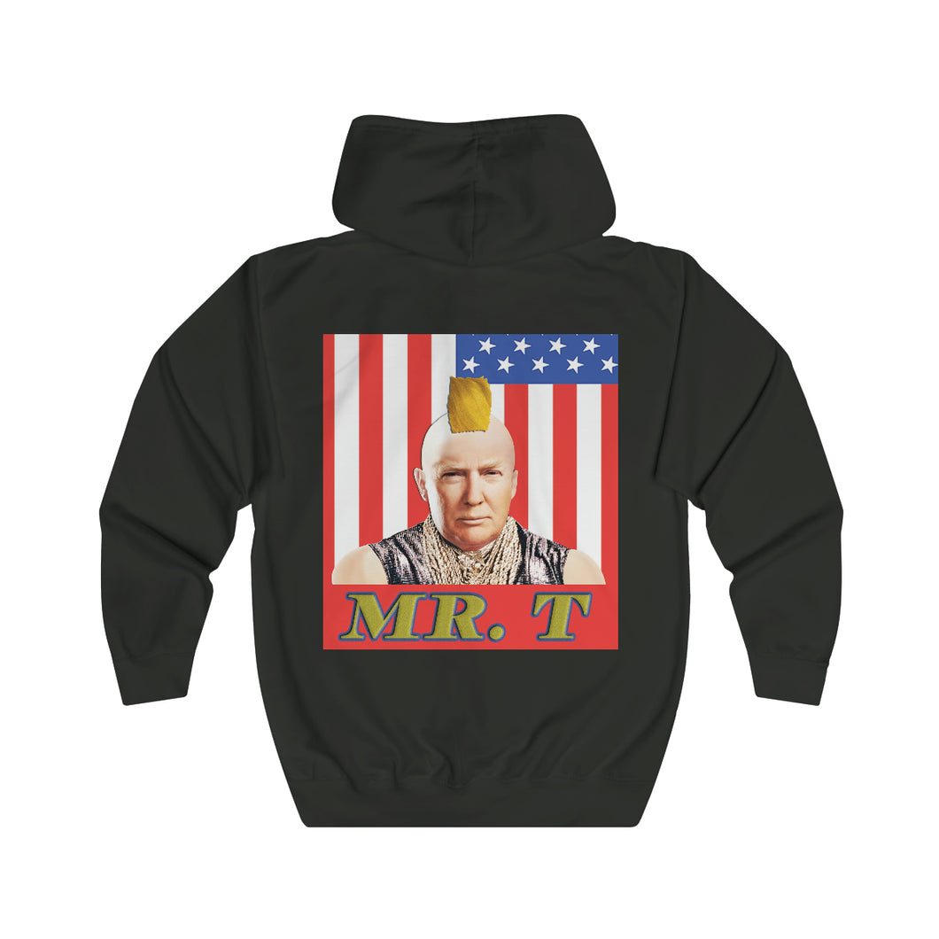 Mr. T-RUMP Parody Unisex Premium Unisex Hooded Zip Sweatshirt