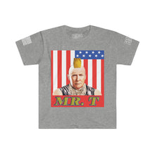 Load image into Gallery viewer, Mr. T-RUMP Parody Unisex Softstyle T-Shirt
