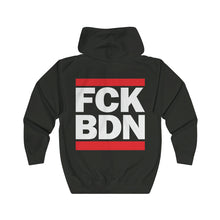 Load image into Gallery viewer, FCK BDN Unisex Premium Hooded Zip Sweatshirt
