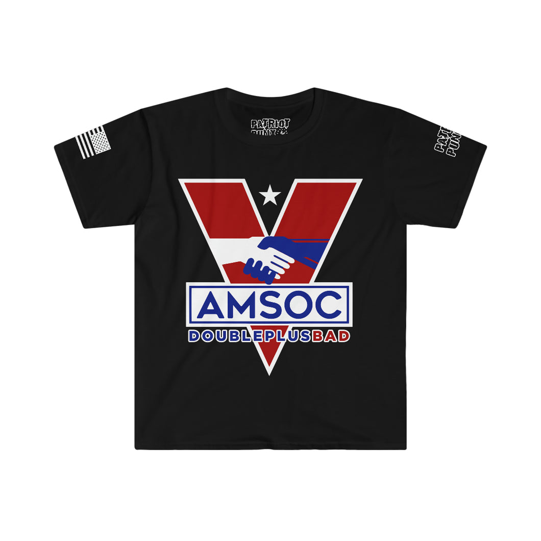 American Socialism AMSOC 1984 Parody Unisex Softstyle T-Shirt