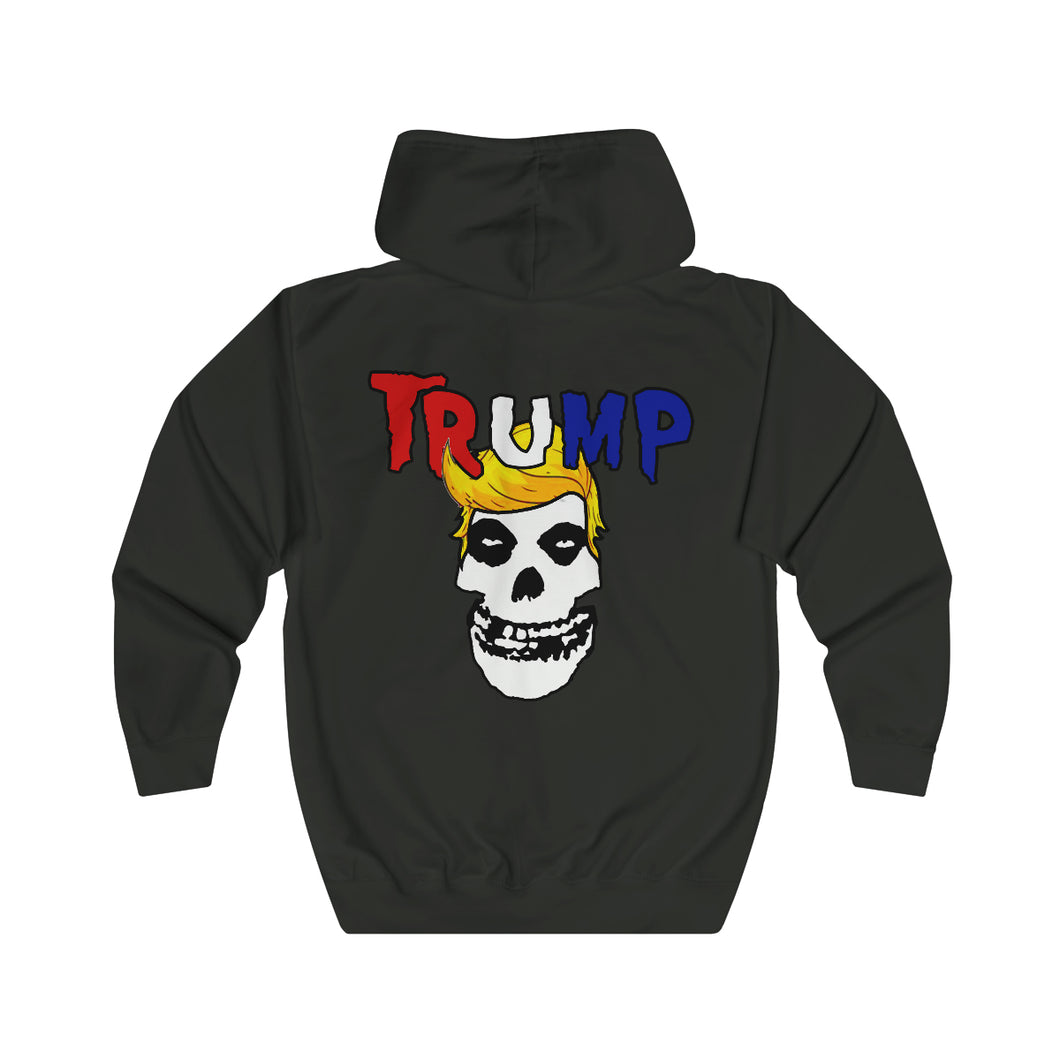 Trump Misfits Parody Premium Unisex Hooded Zip Sweatshirt