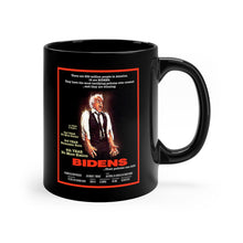 Load image into Gallery viewer, BIDENS  Scanners Horror Parody  Black Mug, 11oz
